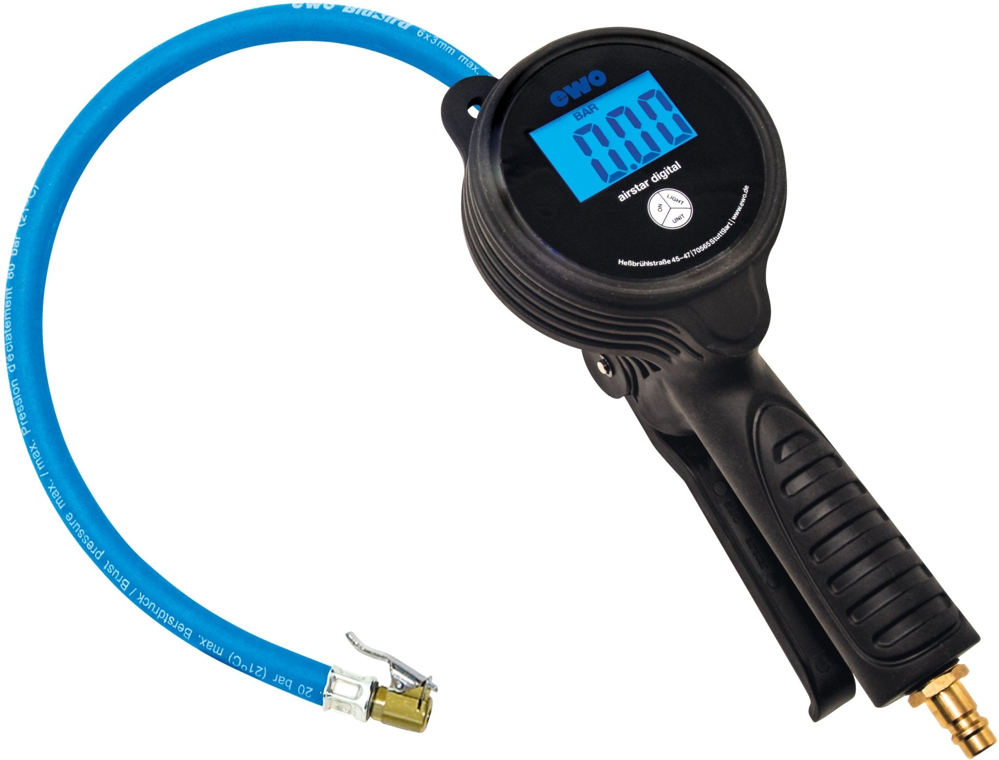 Manual tire pressure gauge airstar digital, not assessed for conformity